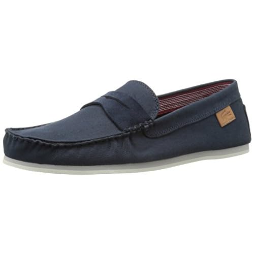 lacoste mens chanler 5 slip-on loafer on sale at amazon fashion